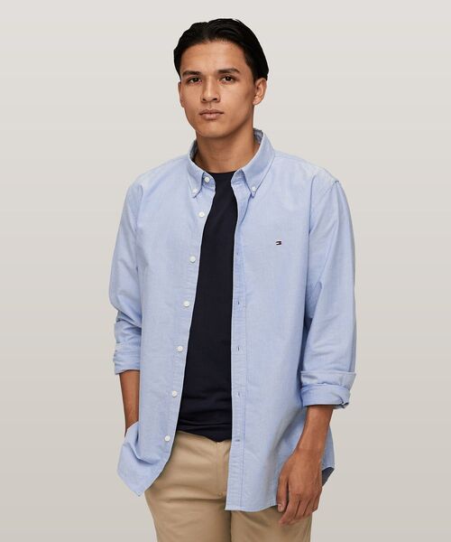 TOMMY HILFIGER（トミー・ヒルフィガー） シャツ ソリッドヘリテージ