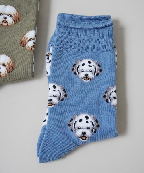 Port（ポート） 靴下 「 」 アニマル ドッグ ソックス / 犬 カラー