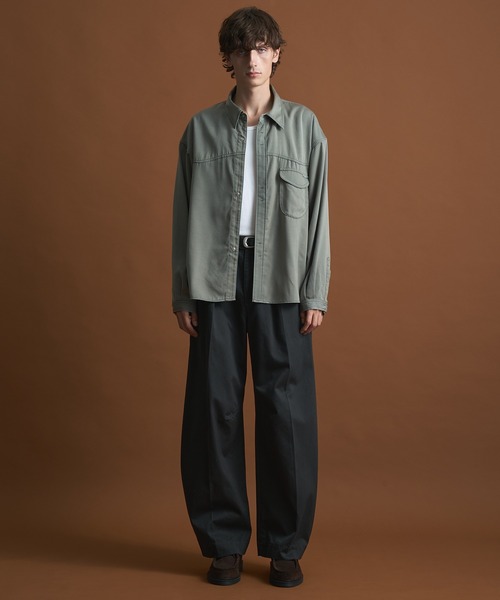 PUBLIC TOKYO チノパン CHINOS バレルレッグイージー メンズ