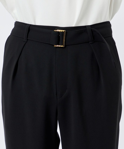 CULLNI ベルテッドスラックス　21SS サイズ1 CULLNI スラックス 「別注」1Tuck Pants/洗える/シワになり
