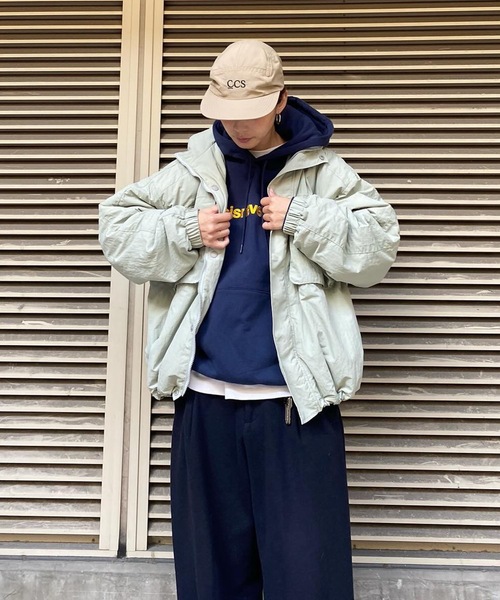 ブルゾン アウター ルーズ ワーク ジップブルゾン メンズ レディース