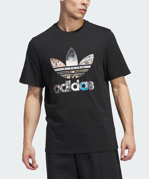 ADIDAS M Formal Loose T アディダス トレフォイル 半袖Tシャツ adidas tシャツ ディル トレフォイル フォト半袖Tシャツ