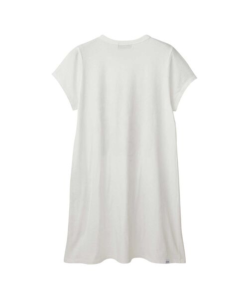 HYSTERIC GLAMOUR 半袖ワンピース ホワイト HYSTERIC GLAMOUR 「HYSTERIC GLAMOUR」 半袖ワンピース FREE