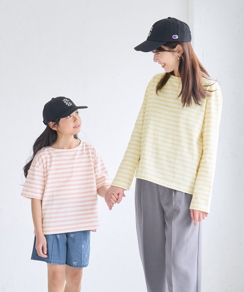 ROPE' PICNIC tシャツ 刺繍入りボーダーカットトップス