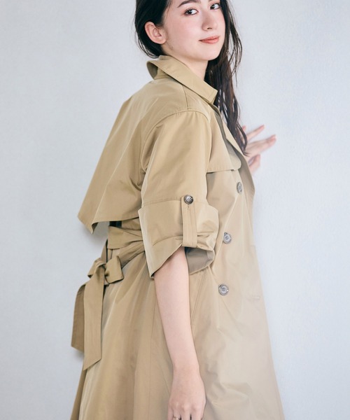 Audie a Muses（オーディア ミューズ） トレンチコート コート ロール