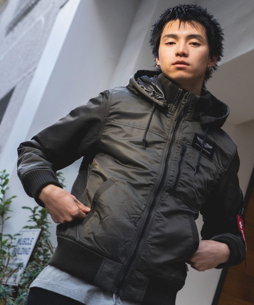 ALPHA アルファ モッズコート ブラック メンズ サイズL Alpha Industries モッズコート コート ALPHA/アルファ M-65