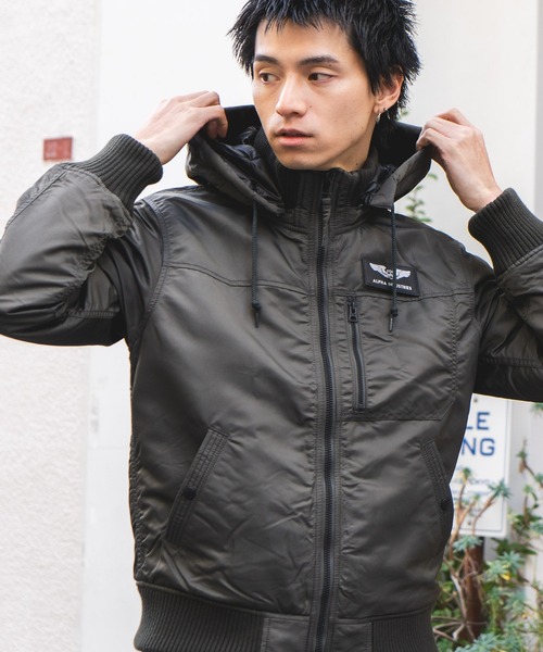●未使用品　ALPHA INDUSTRIES ミリタリーコート　モッズ　フーディ Alpha Industries ミリタリージャケット モッズコート 「ALPHA