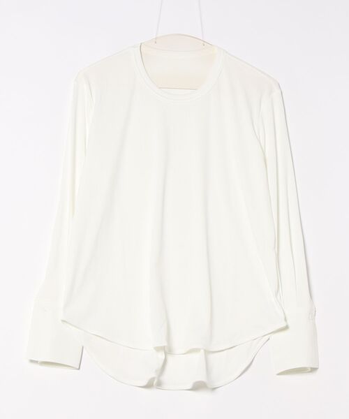 tシャツ long cuff lib cut pullover /ロングカフス テレコ リブ カット プルオーバー レディース