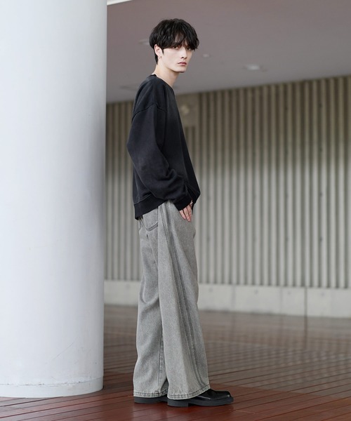 ASTRONOMY トレーナー スウェット ピグメント加工ヘビーウェイトクルー