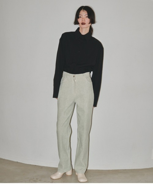 「TODAYFUL」 コーデュロイパンツ 36inch ミント レディース_画像2