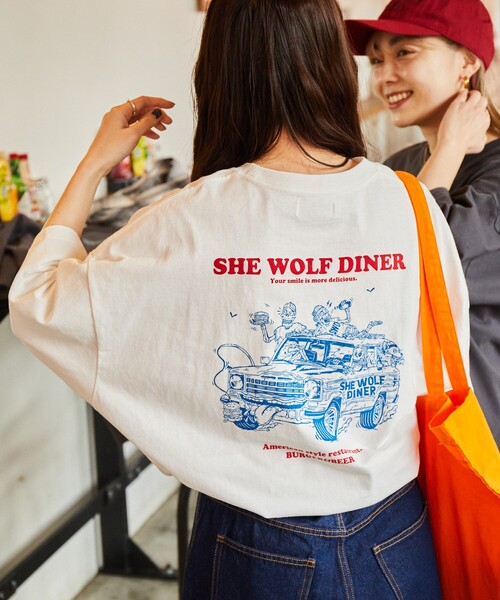 FREAK'S STORE tシャツ 限定展開 SHE WOLF DINER×FREAK'S STORE