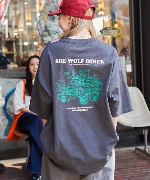 FREAK'S STORE（フリークスストア） tシャツ 限定展開 SHE WOLF DINER