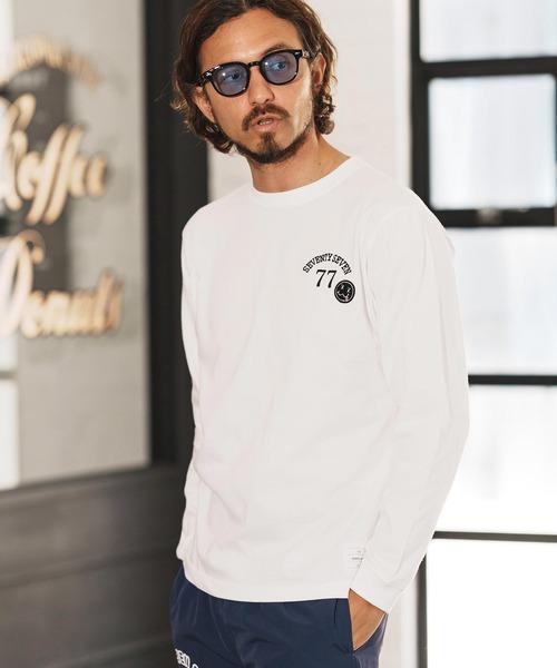 seventy seven tシャツ mlt5167-middle onz L-S t-shirts (77arch