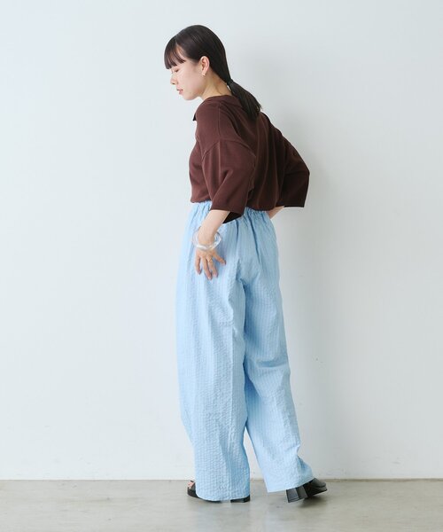 ニット セーター 「WHIMSIC」ファインニットショートスリーブポロシャツ レディース メンズ ankoROCK セーター ニット a.p.o.v. -ankoROCK's select
