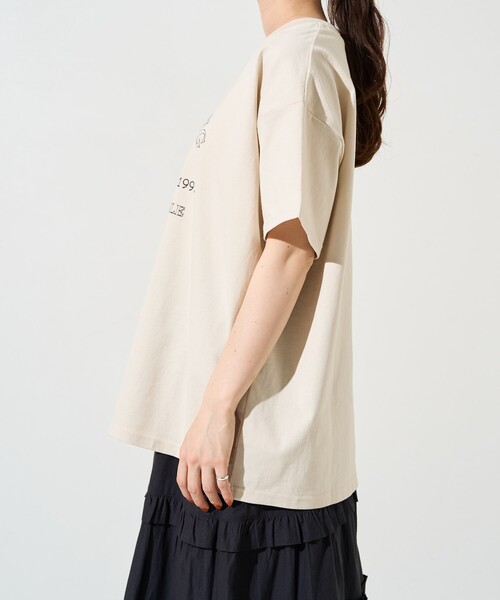 FREAK'S STORE tシャツ 限定展開 FLOWER 発泡 プリント 半袖 T