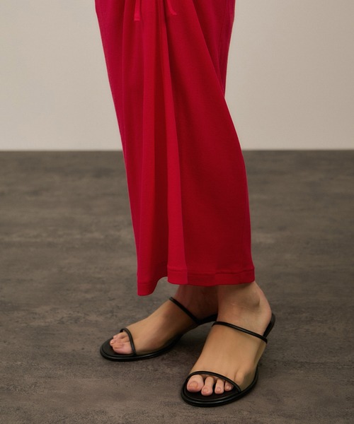 ☆韓国人気☆シャーリングオーガンザベルトスカート/AMOMENTO☆ AMOMENTO(アモーメント)のSHIRRING ORGANZA BELT SKIRT通販