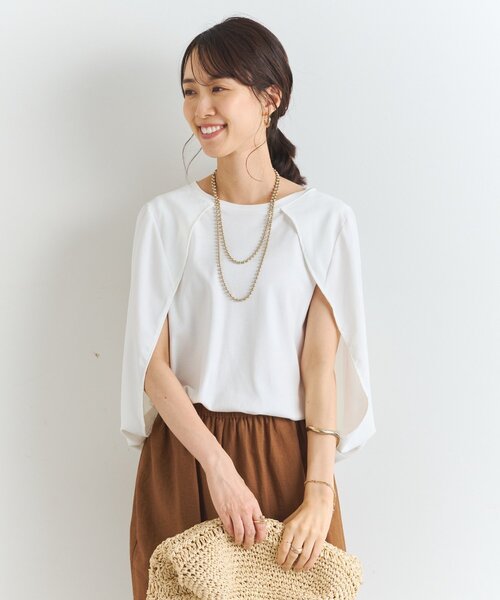 tシャツ ケープマントプルオーバー レディース un dix cors tシャツ ケープマントプルオーバー レディース