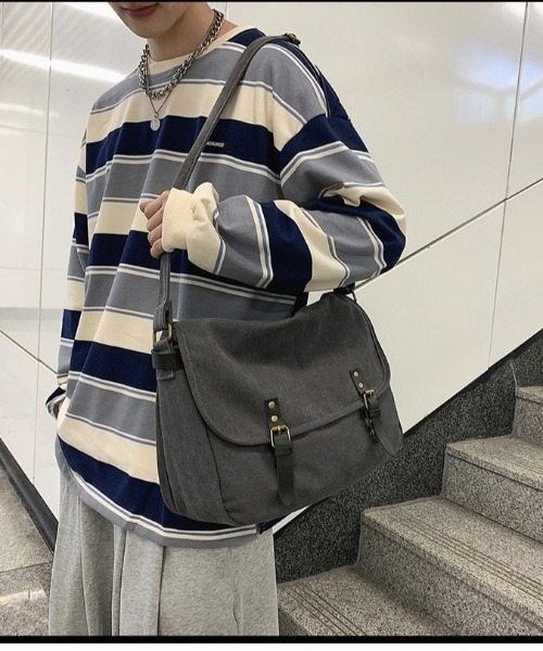 ショルダーバッグ キャンバス地ショルダーバッグ メンズ レディース