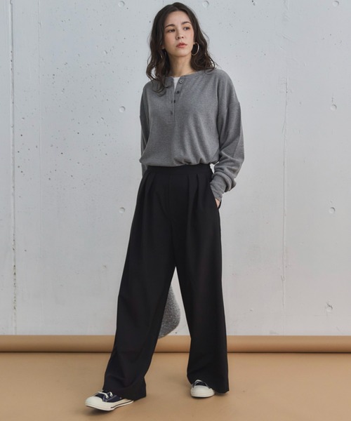 DOUX ARCHIVES（ドゥアルシーヴ） パンツ REFLAX機能性素材ツータック