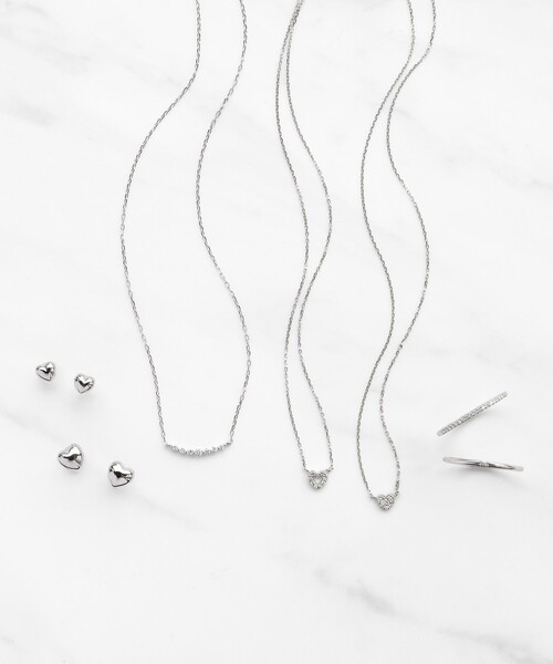 ネックレス FRILL DIAMOND NECKLACE プラチナ ダイヤモンド ネックレス レディースの画像
