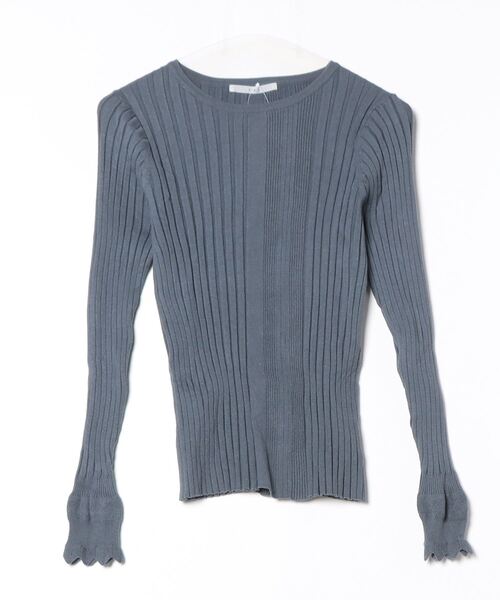 KBF（ケービーエフ） 長袖ニット ONE ブルー レディース : ZOZOTOWN
