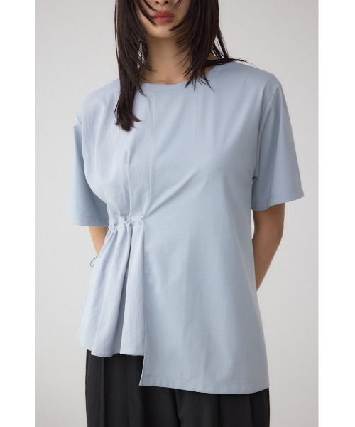 HACHE 売れ筋商品|||アッシュ Tシャツ トップス レディース Tops Blue AZUL BY MOUSSY tシャツ フハクドッキングドロストトップス