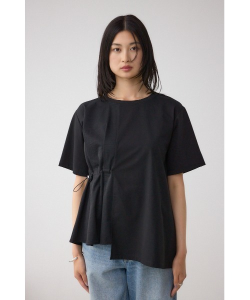 アリシア/ドロストTシャツ AZUL BY MOUSSY tシャツ フハクドッキングドロストトップス