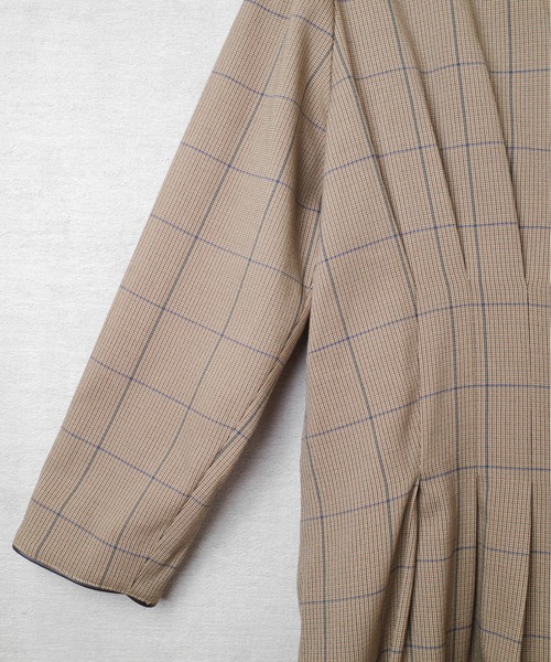 RIM.ARK ワンピース 「PH1」「RIM.ARK」CHECK LONG SLEEVE