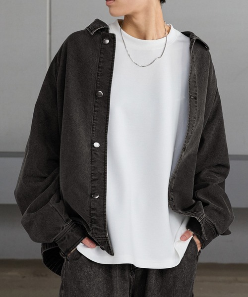 「Anchor Smith」 デニムジャケット L サックスブルー メンズ