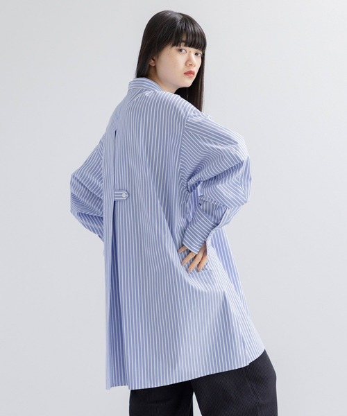 「yuw」 長袖シャツ FREE ブルー レディース