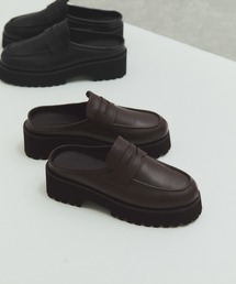 ローファー 「サステナブル」ラウンドローファークロッグ レディース｜ZOZOTOWN Yahoo!店