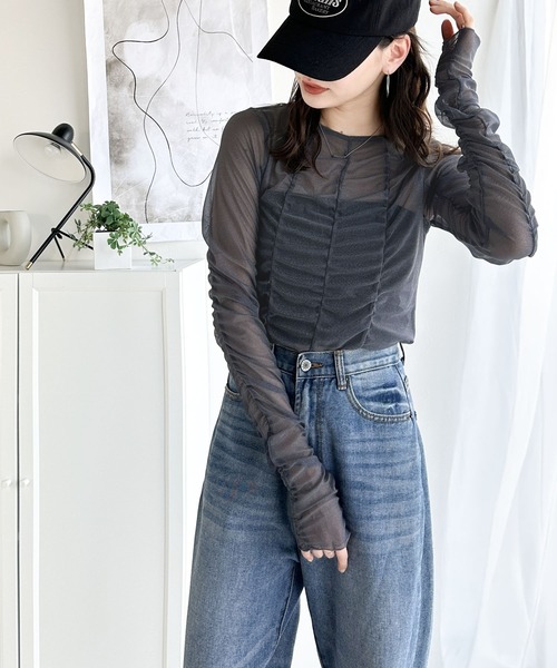 「classicalelf」 長袖カットソー MEDIUM ホワイト レディース