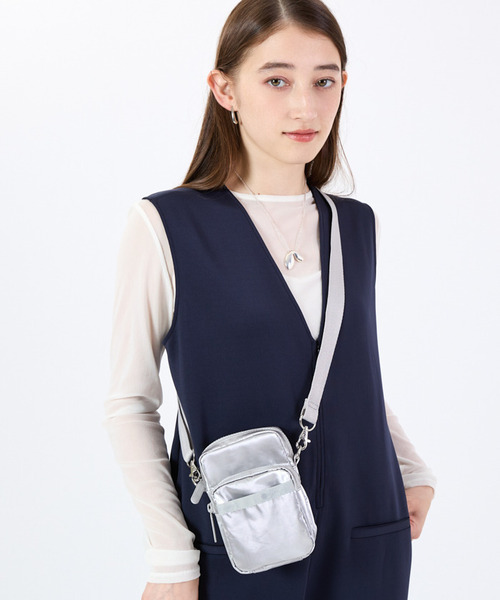 新品未使用✅レスポートサック　ブルーメタリックミニショルダー レスポートサック ショルダー ミニ（LeSportsac）のおすすめ人気