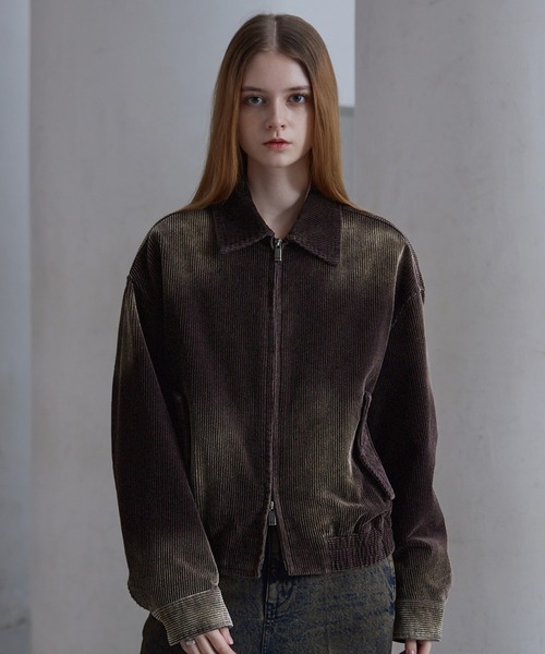 CLEL（クレイル） ブルゾン アウター 「CLEL」Antique Design Corduroy