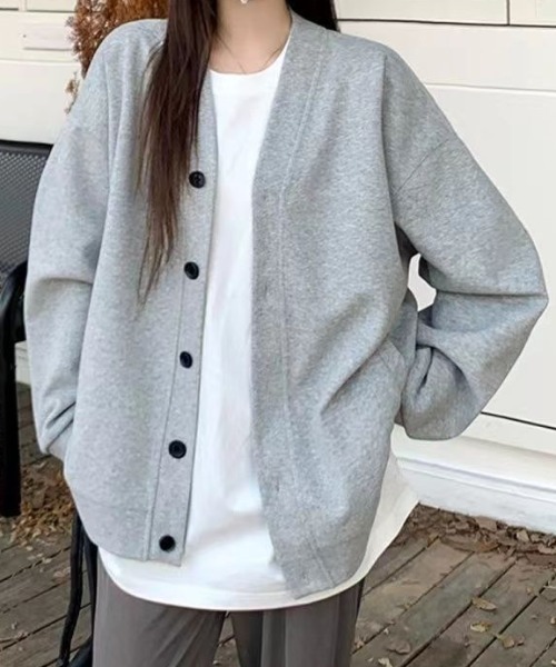 cammie カーディガン オーバーサイズスウェットカーディガン