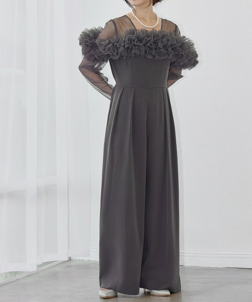 GIRL DRESS FOR NOW パンツドレス マルチWAY チュールフリル