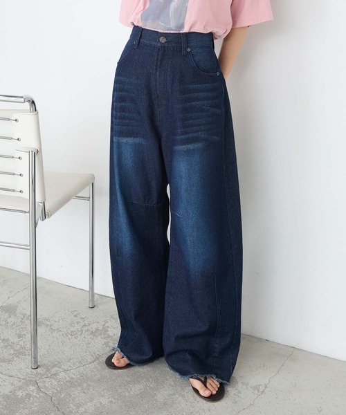 forksy.（フォルクシー） ジーンズ デニム デニムパンツ 「forksy.」裾