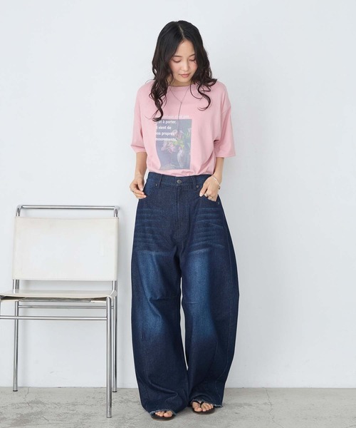 forksy.(フォルクシー) ジーンズ デニム デニムパンツ 「forksy.」裾 forksy.(フォルクシー) ジーンズ デニム デニムパンツ 「forksy.」裾