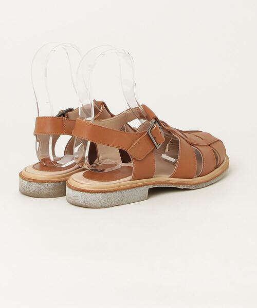 「Paraboot」 フラットサンダル 4.5 ブラウン レディースの画像