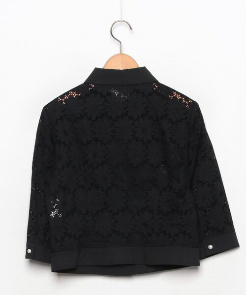 「M'S GRACY」 7分袖ブラウス 38 ブラック レディース_画像2