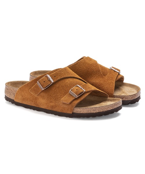 「BIRKENSTOCK」 フラットサンダル 39 ブラック レディースの画像