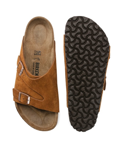 「BIRKENSTOCK」 フラットサンダル 39 ブラック レディースの画像