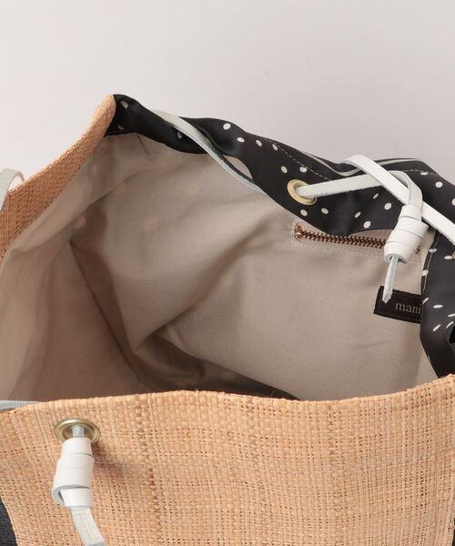 「manipuri」 トートバッグ F ブラック レディース_画像4