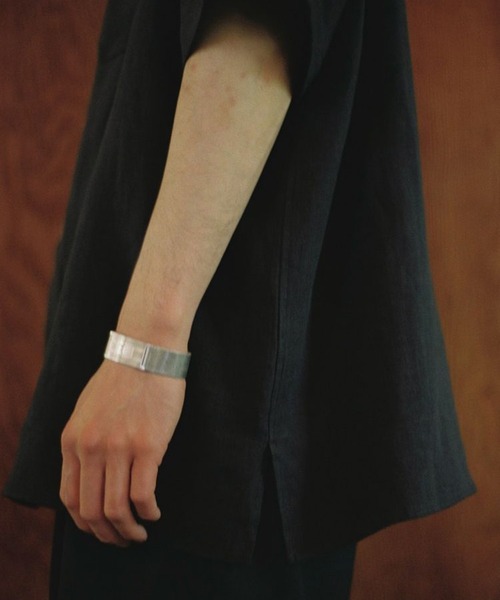 「LIDNM」 半袖シャツ MEDIUM グレー メンズの画像