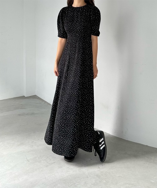 「titivate」 半袖ワンピース L ブラック系その他2 レディース_画像2