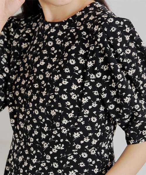 「titivate」 半袖ワンピース L ブラック系その他2 レディース_画像7