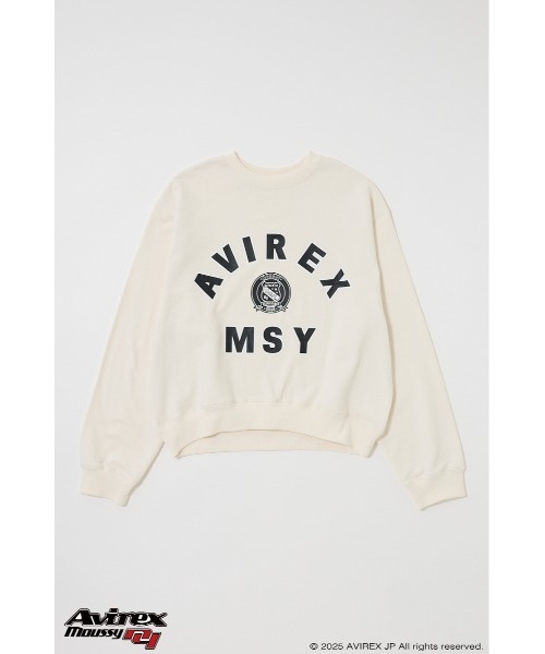 MOUSSY（マウジー） トレーナー スウェット AVIREX SWEAT プルオーバー