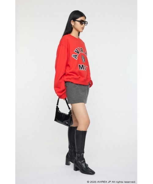 MOUSSY（マウジー） トレーナー スウェット AVIREX SWEAT プルオーバー