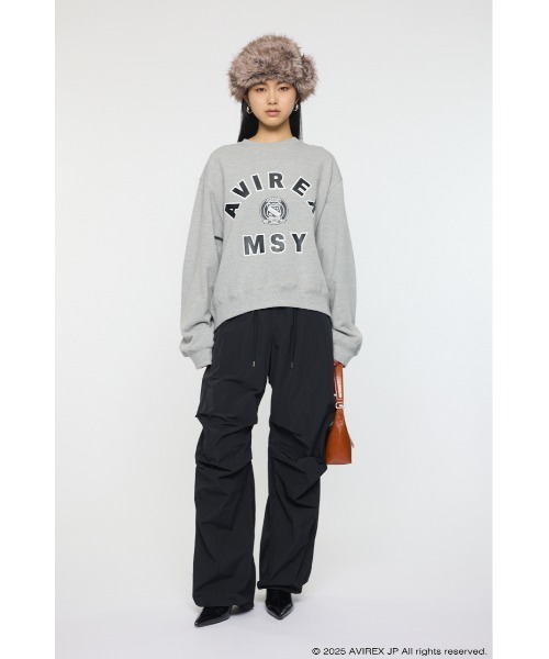 MOUSSY（マウジー） トレーナー スウェット AVIREX SWEAT プルオーバー