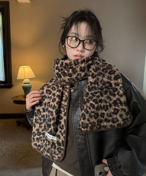 【即完売モデル】Supreme レオパード マフラー ストール 100%ウール ストール レオパード柄 マフラー 春秋冬 | ミニミニストア